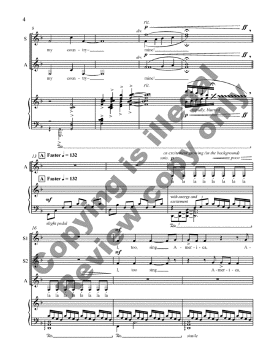 I, Too, Sing America Children's Choir scores gallery preview page 16