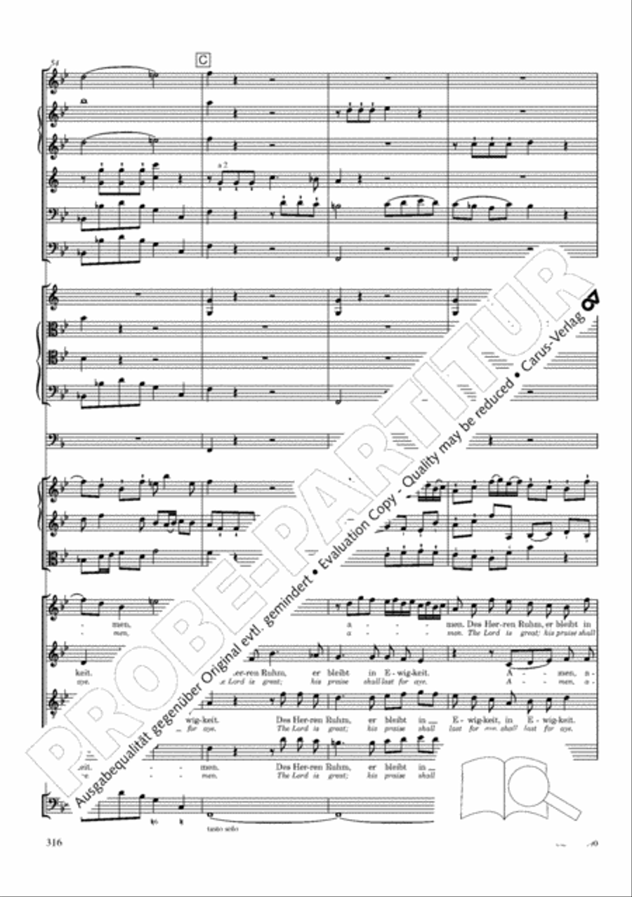 The Creation (Die Schopfung) 4-Part scores gallery preview page 336