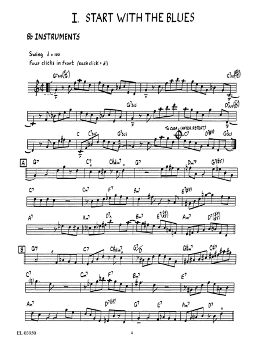 14 Jazz & Funk Etudes Clarinet scores gallery preview page 4