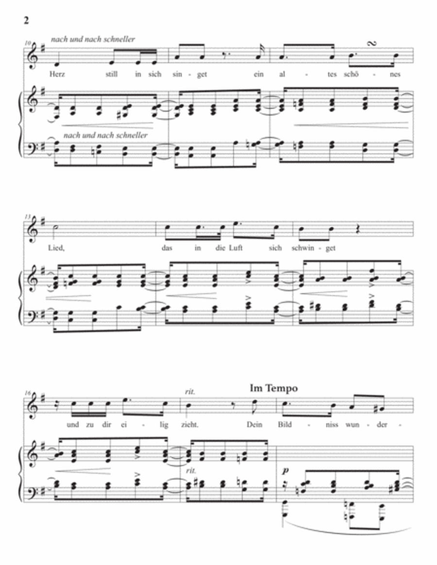 SCHUMANN: Intermezzo, Op. 39 no. 2 (in 3 medium keys: G, G-flat, F major)