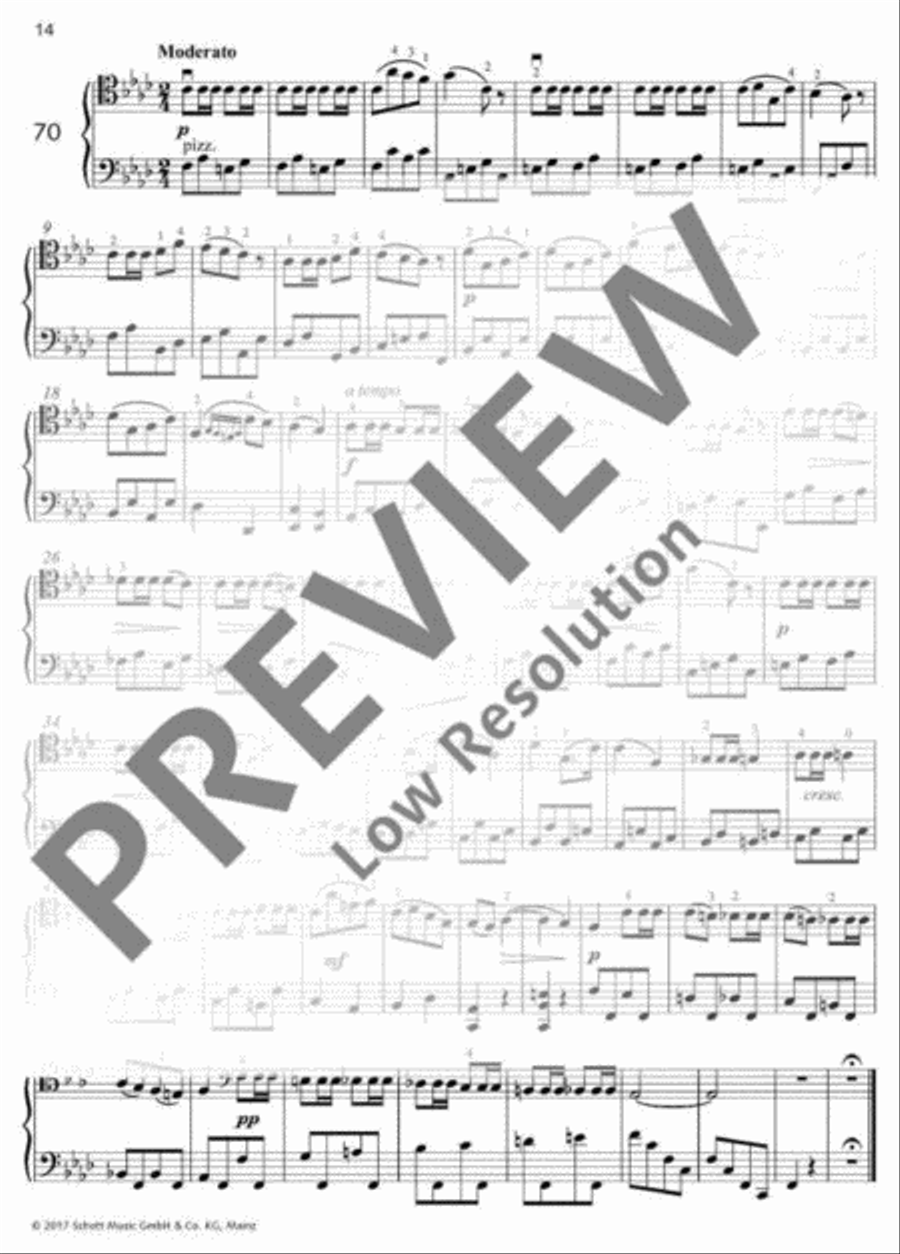 92 Progressives Exercises Cello scores gallery preview page 15