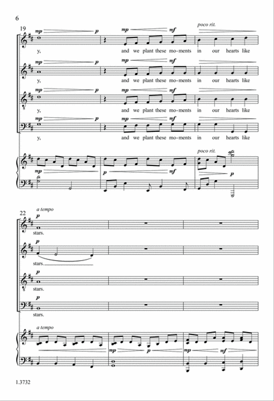 Like Stars Like Stars 4-Part scores gallery preview page 6