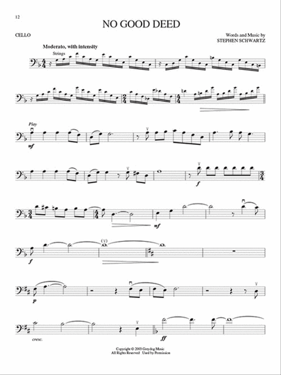 Wicked Wicked Cello scores gallery preview page 5