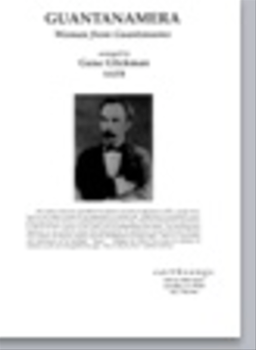 guantanamera 4-Part scores gallery preview page 1