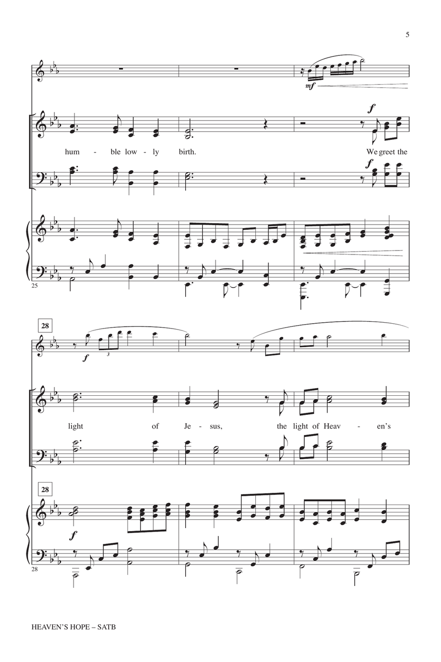 Heaven's Hope 4-Part scores gallery preview page 4