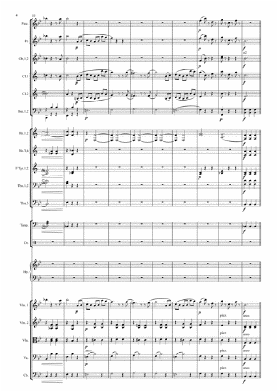 Frühlingsstimmen Walzer op 410 Full Orchestra scores gallery preview page 5