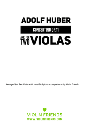 Concertino for 2 violas by Adolf Huber Op.11