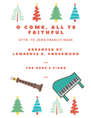 Book cover for O Come, All Ye Faithful for Solo Oboe