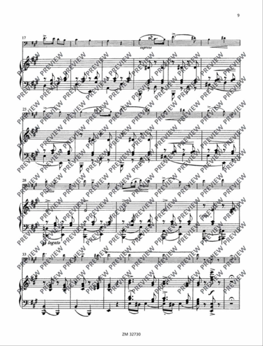 Violoncelle au Salon Piano Accompaniment scores gallery preview page 10