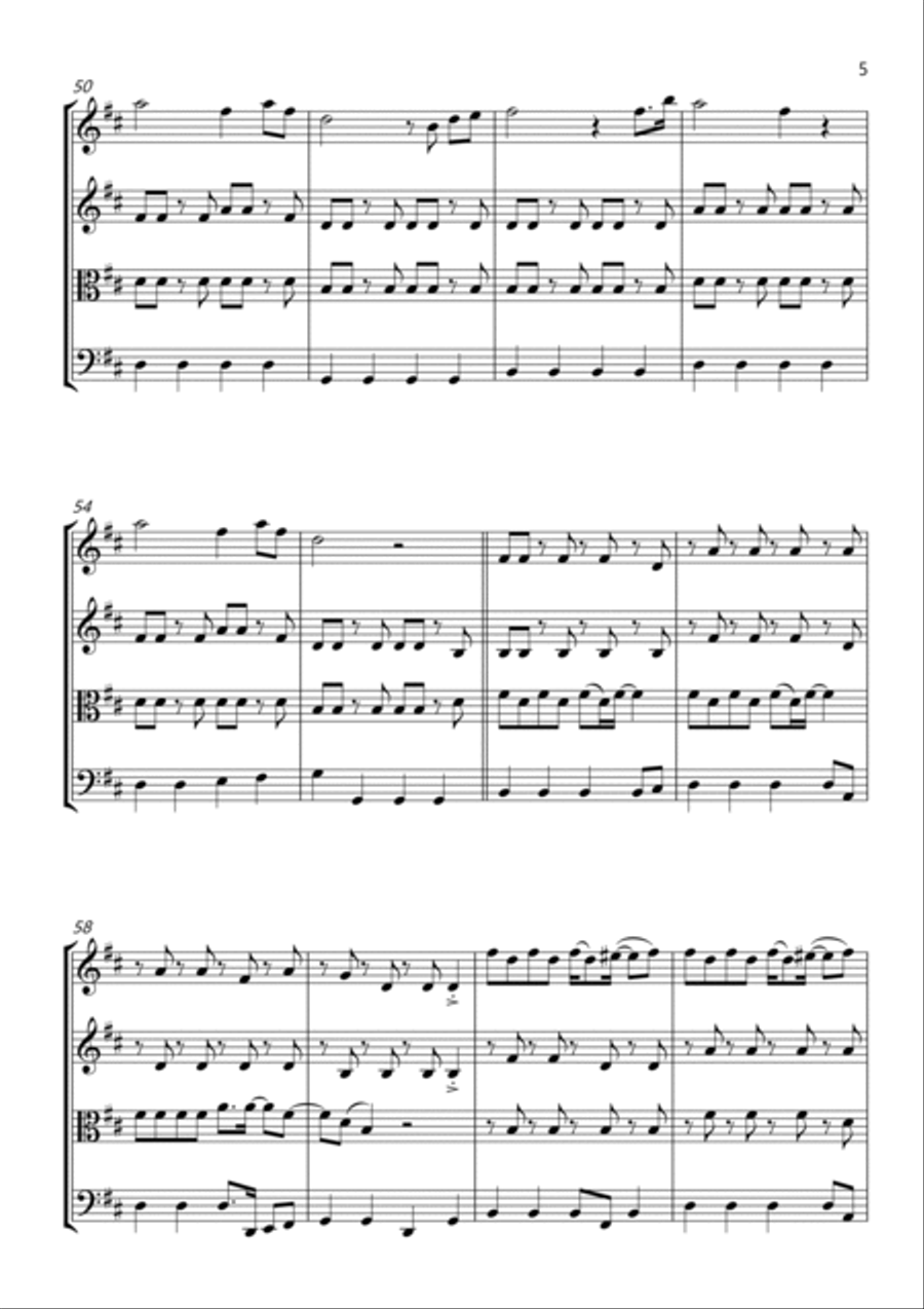 Home String Quartet scores gallery preview page 5