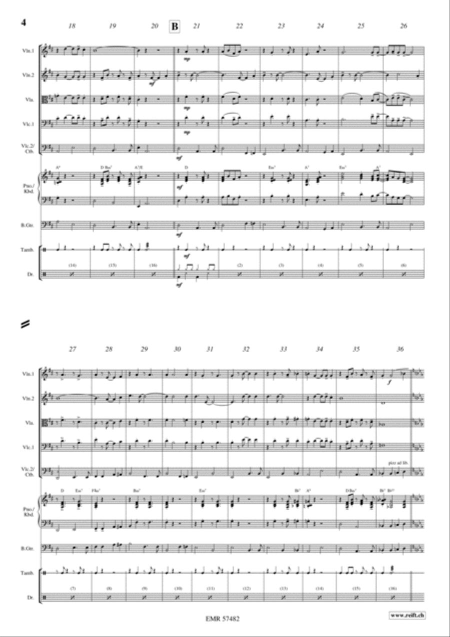 Mack The Knife String Quintet scores gallery preview page 4