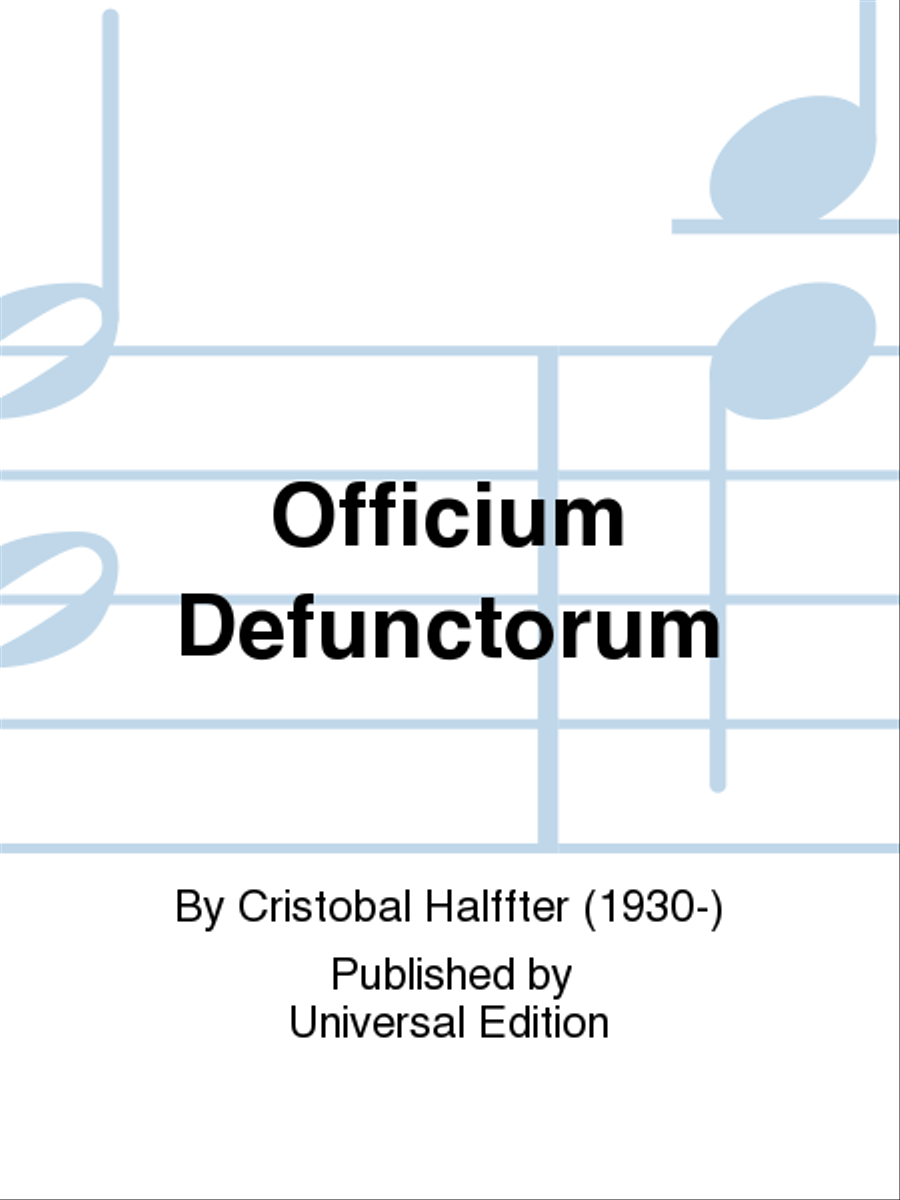 Officium Defunctorum