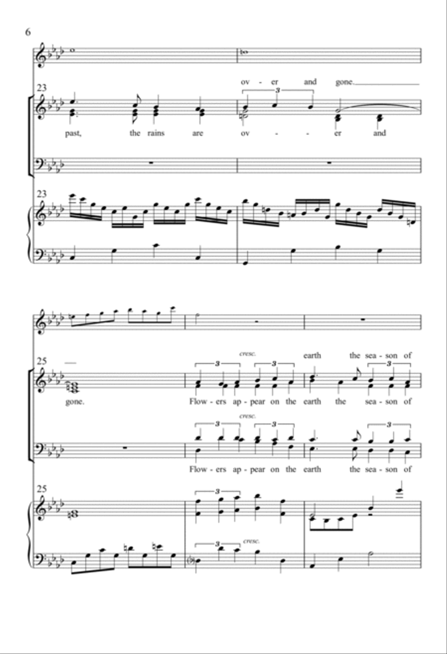 Rise Up, My Love 4-Part scores gallery preview page 4