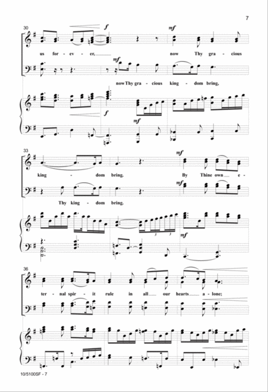 Come, Thou Long-Expected Jesus 4-Part scores gallery preview page 6