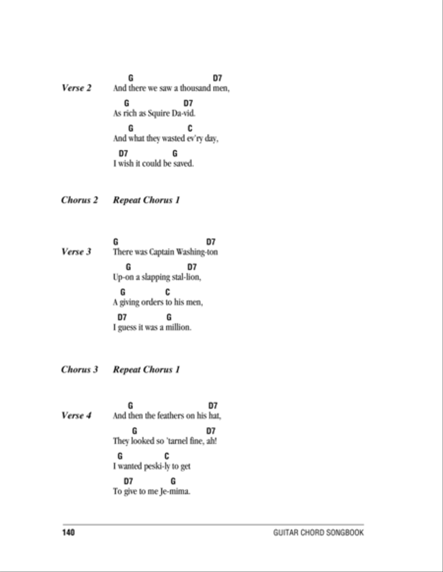 Yankee Doodle Acoustic Guitar scores gallery preview page 2