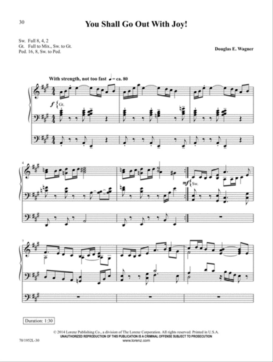 Music for Rejoicing Music for Rejoicing Organ Solo scores gallery preview page 11