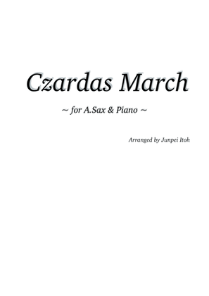 Book cover for Czardas March for A.Sax and Piano