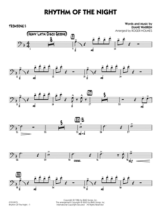 Rhythm of the Night (arr. Roger Holmes) - Trombone 3