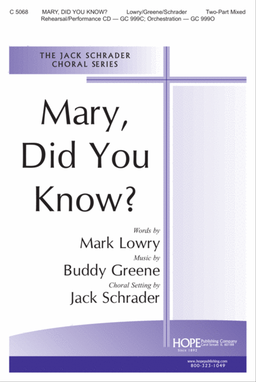 Mary, Did You Know? 2-Part scores gallery preview page 2
