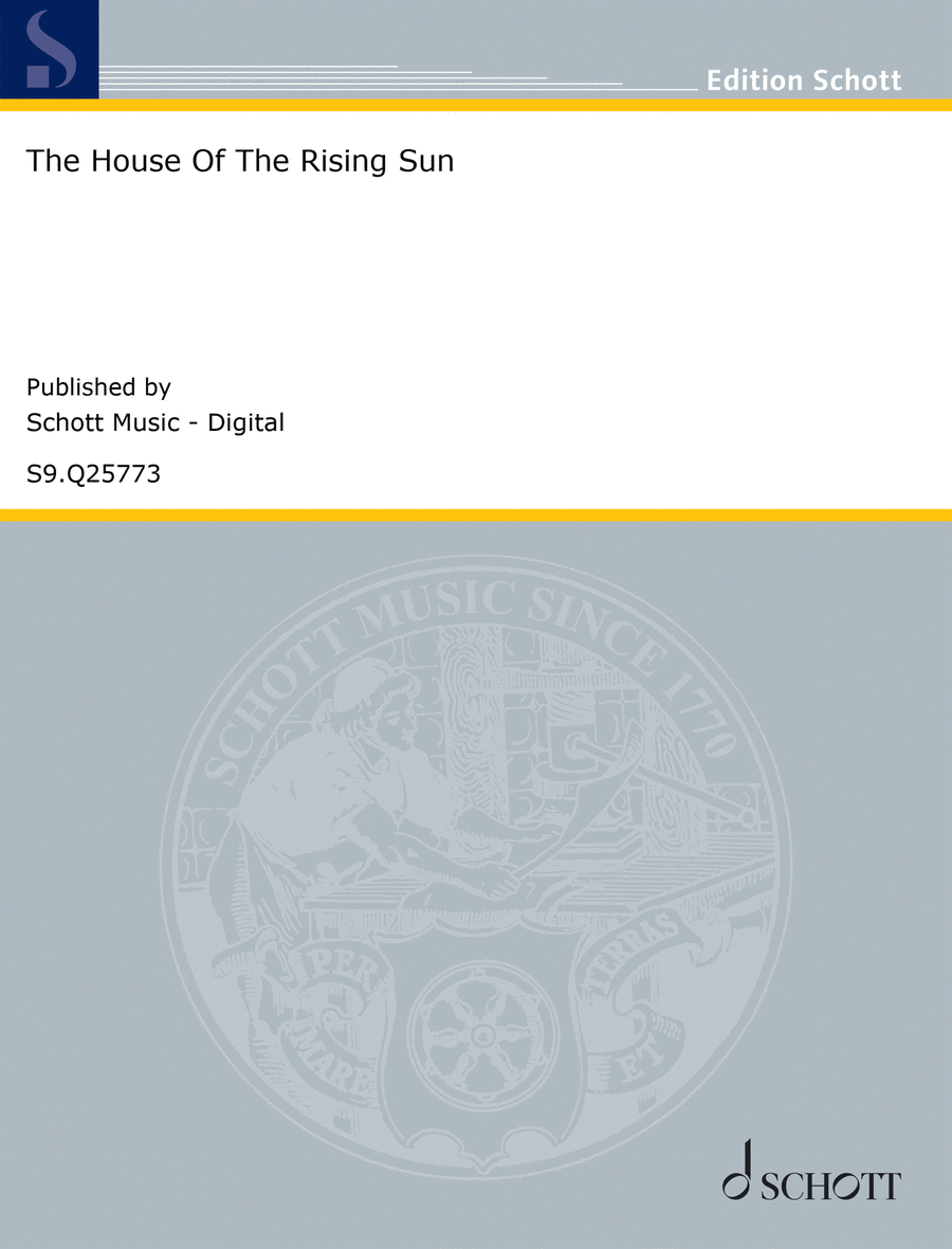 The House Of The Rising Sun Piano Solo scores gallery preview page 1