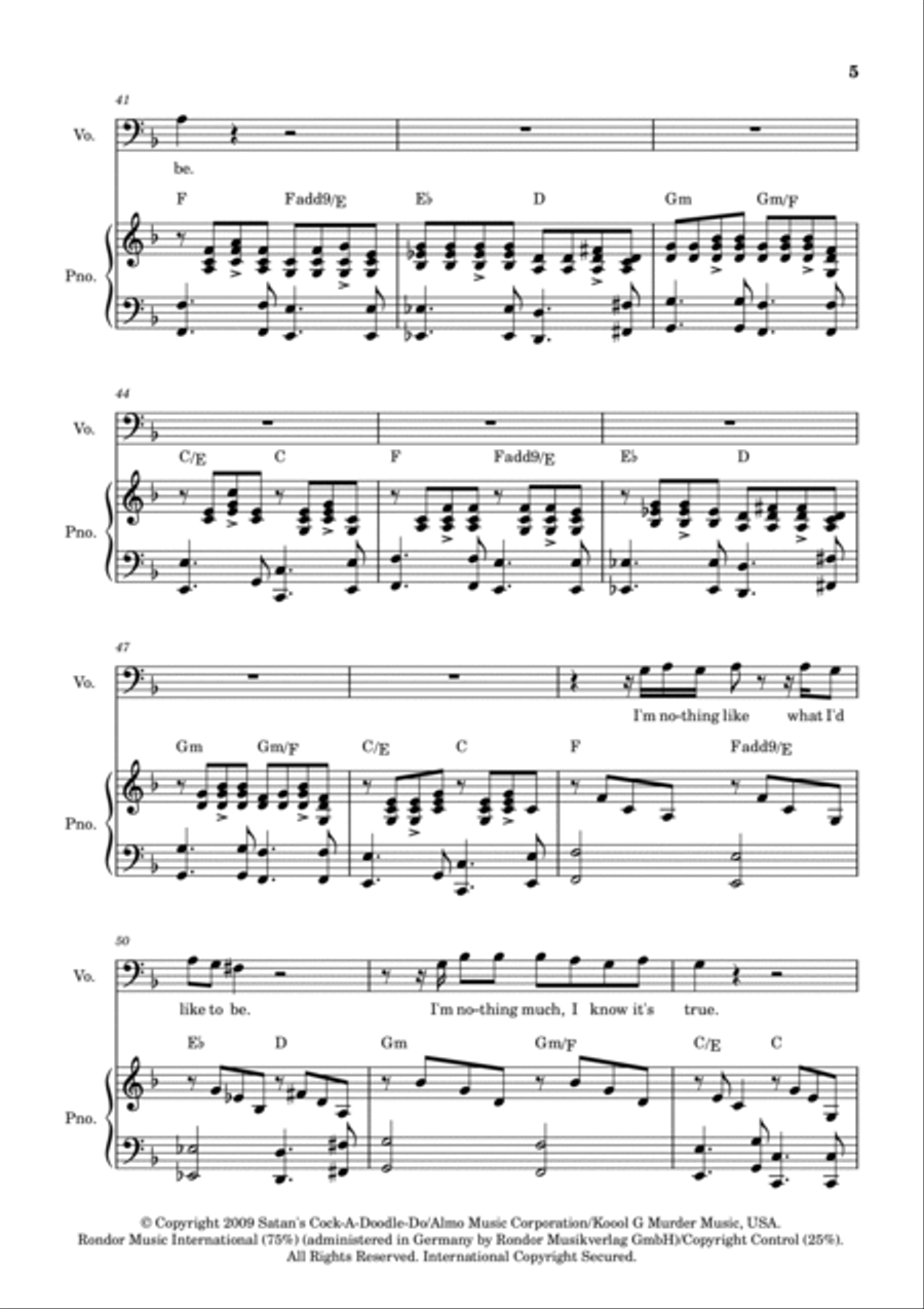 That Look You Give That Guy Voice scores gallery preview page 5
