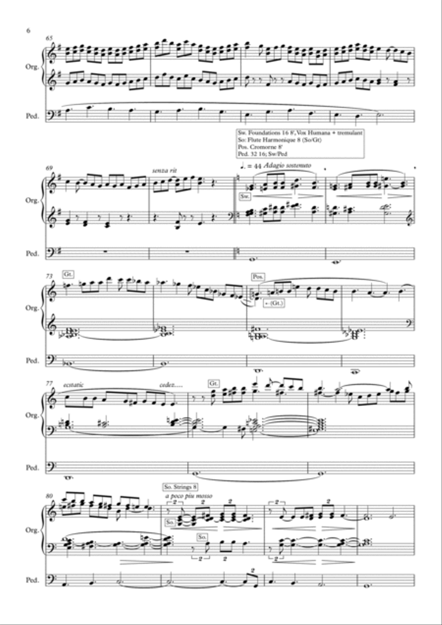 Advent Fantasy Organ Solo scores gallery preview page 6