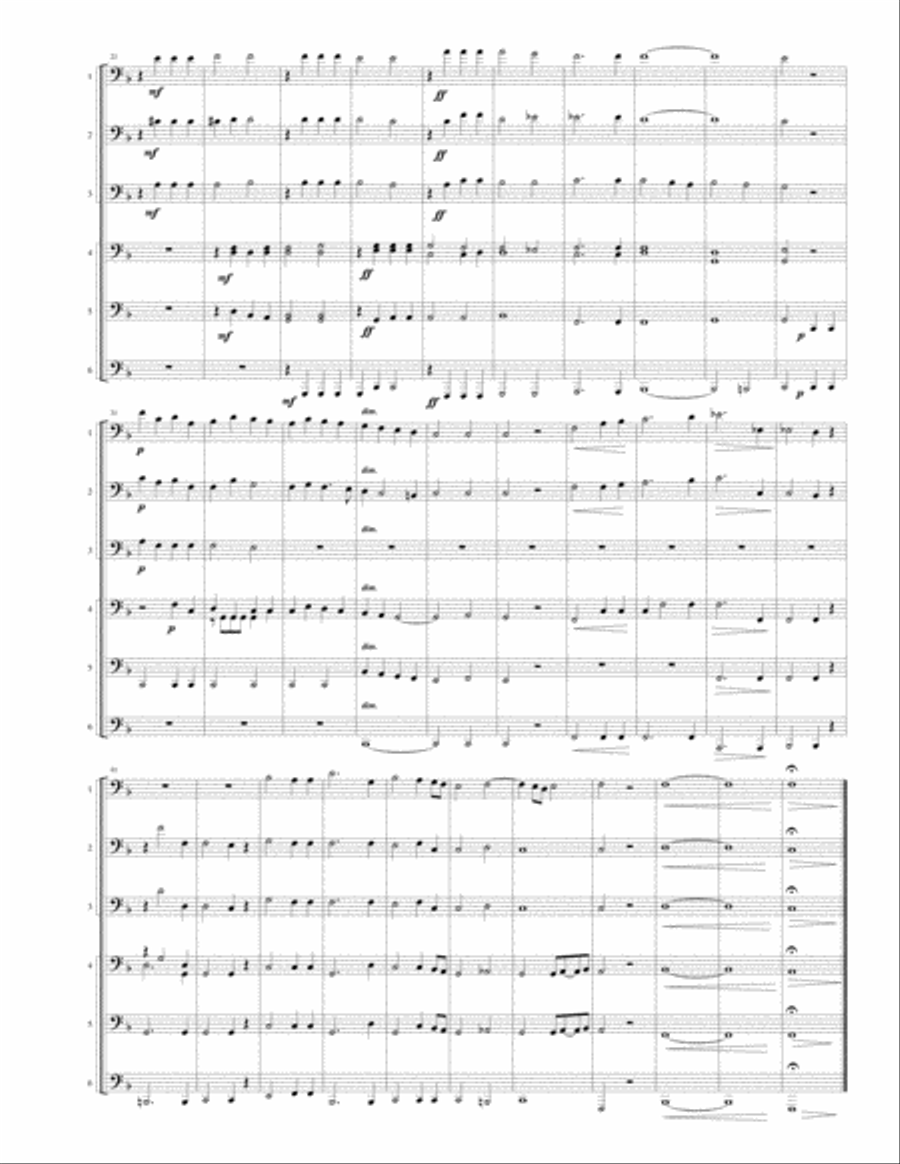Bruckner - Ave Maria Bruckner - Ave Maria Brass Ensemble scores gallery preview page 2