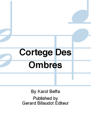 Book cover for Cortege Des Ombres