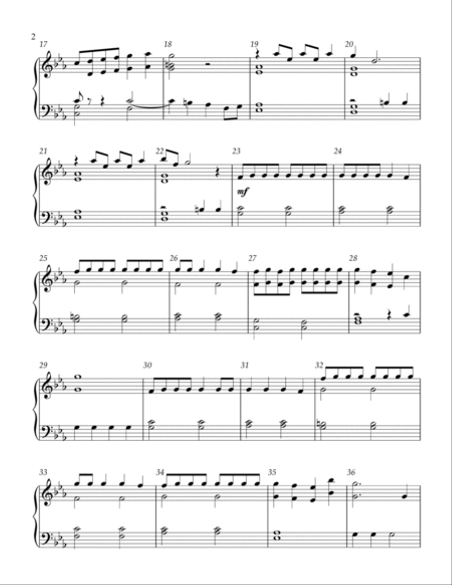 We Don't Talk About Bruno Handbell Choir scores gallery preview page 3
