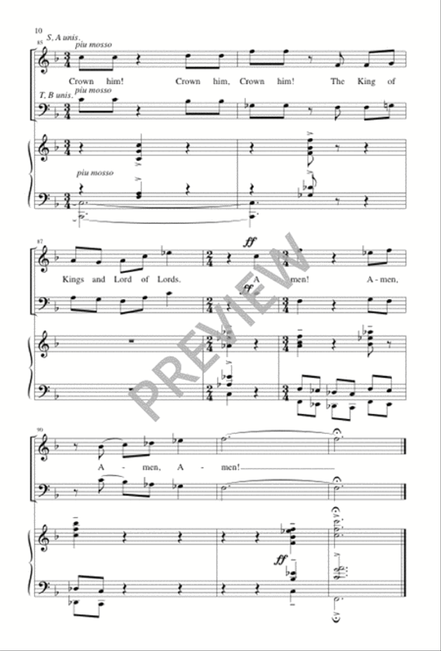 All Hail the Power of Jesus' Name 2-Part scores gallery preview page 11