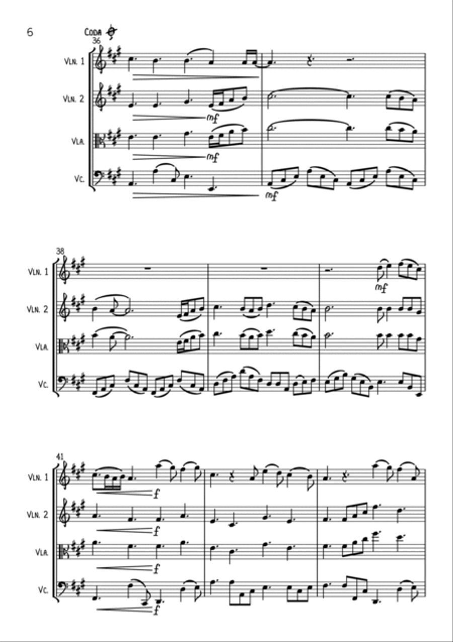 Perfect String Trio scores gallery preview page 6