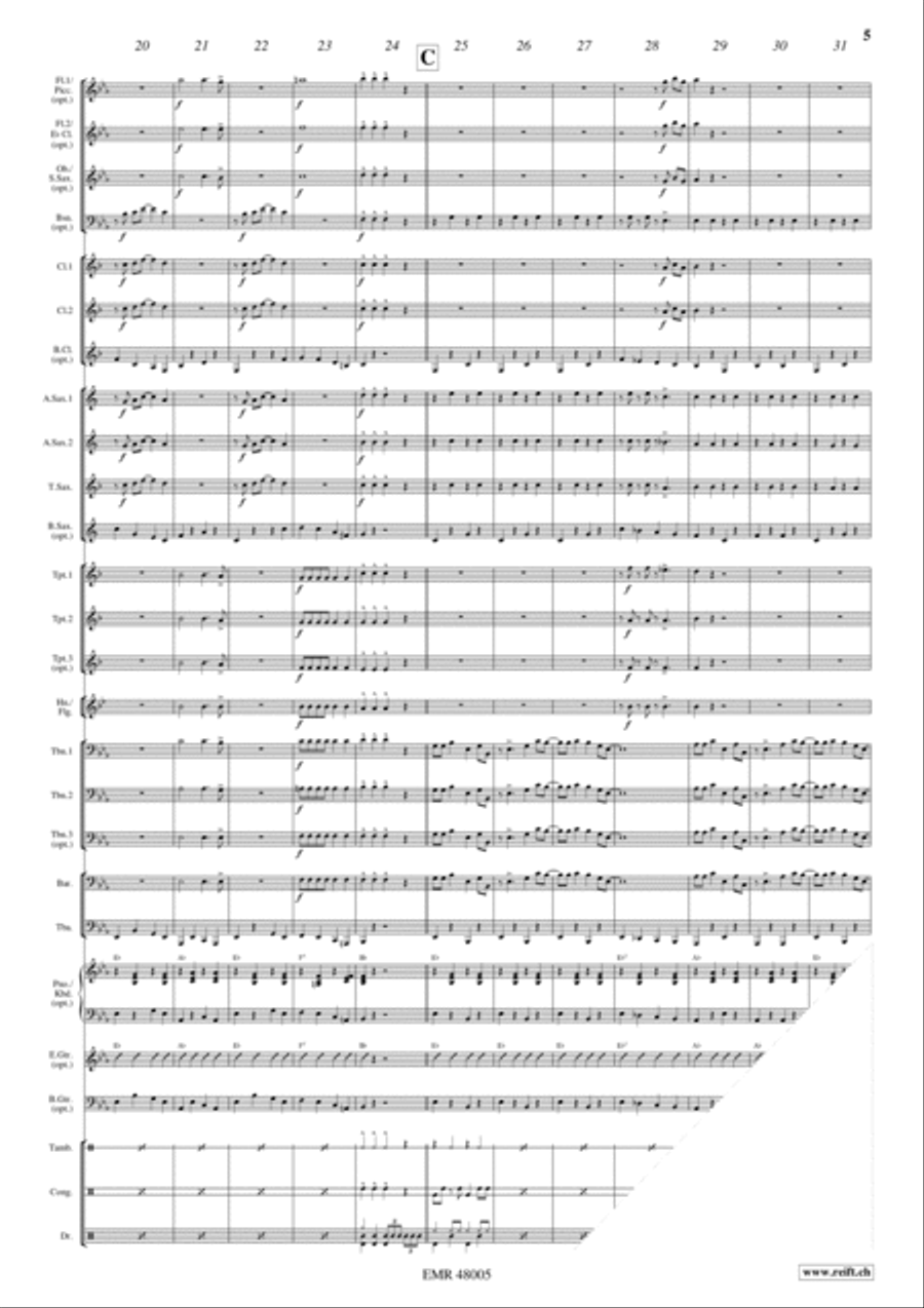 Rockstar Concert Band scores gallery preview page 5
