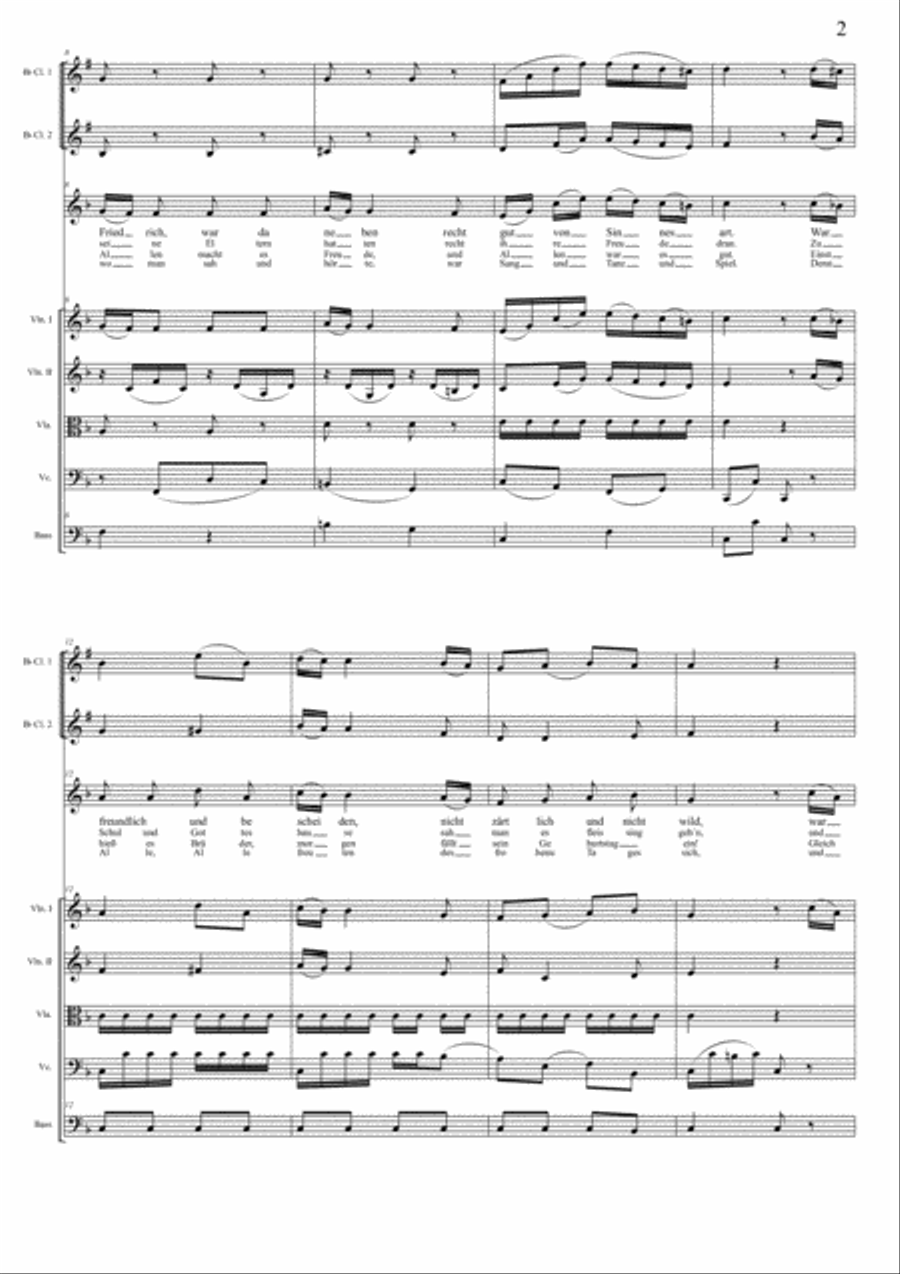 Des kleinen Friedrichs Geburtstag String Orchestra scores gallery preview page 2
