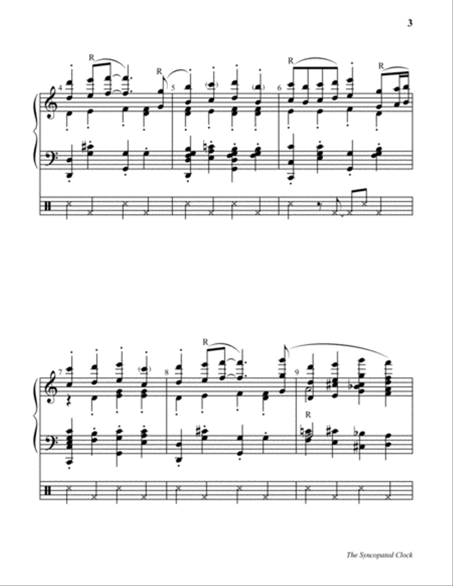 The Syncopated Clock 5-Octaves scores gallery preview page 3