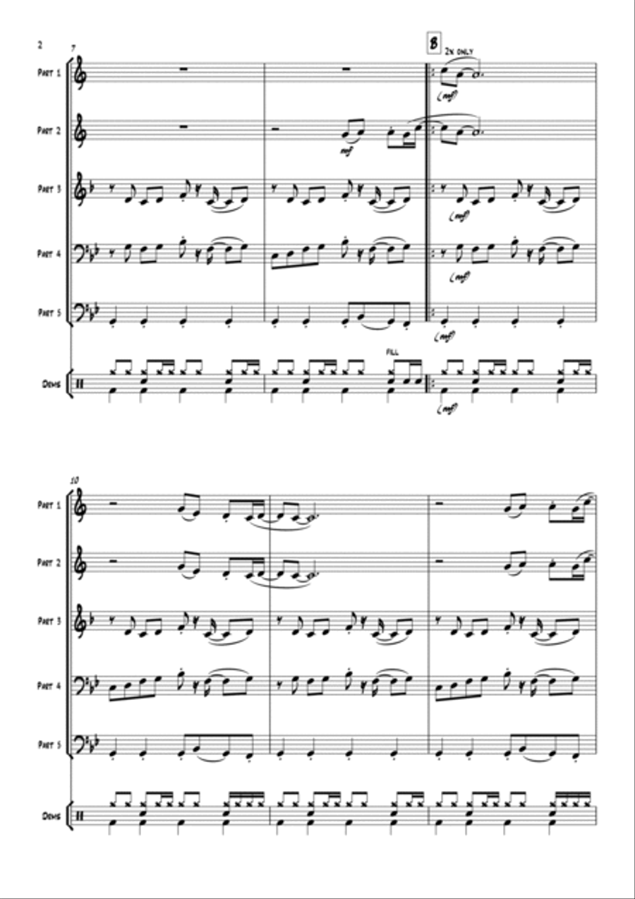 Superstition Superstition Euphonium scores gallery preview page 4