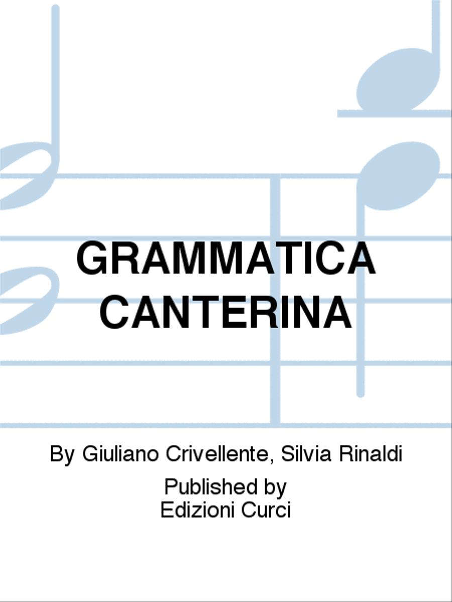 GRAMMATICA CANTERINA School and Community scores gallery preview page 1