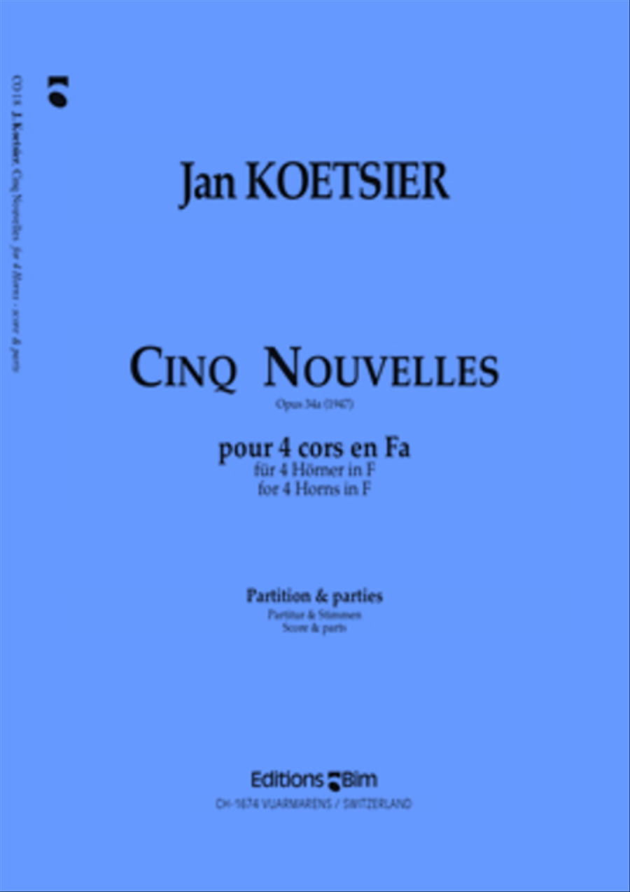 5 Nouvelles Horn scores gallery preview page 1