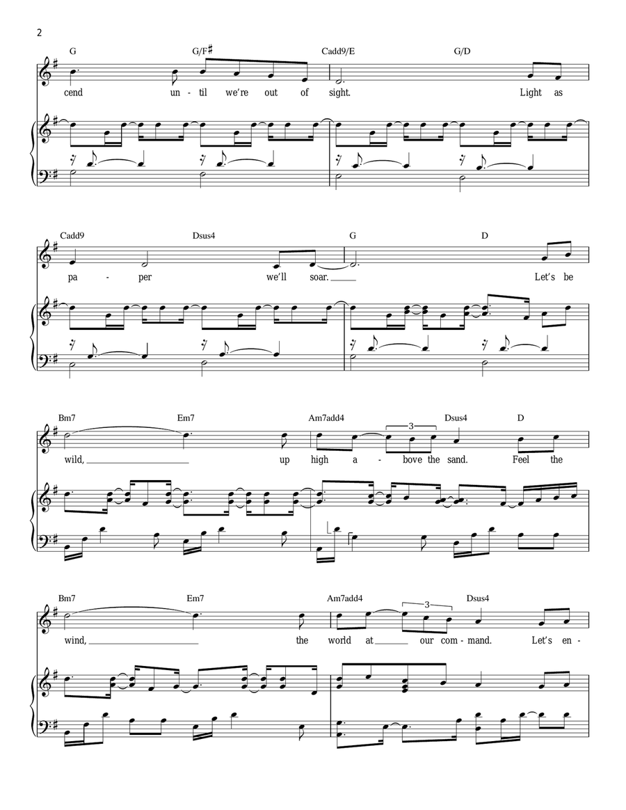 Some Things Are Meant To Be Piano, Vocal scores gallery preview page 2