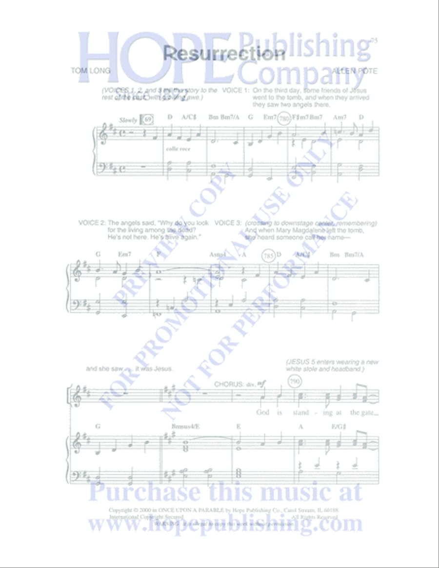 Once Upon a Parable Unison Choir scores gallery preview page 75