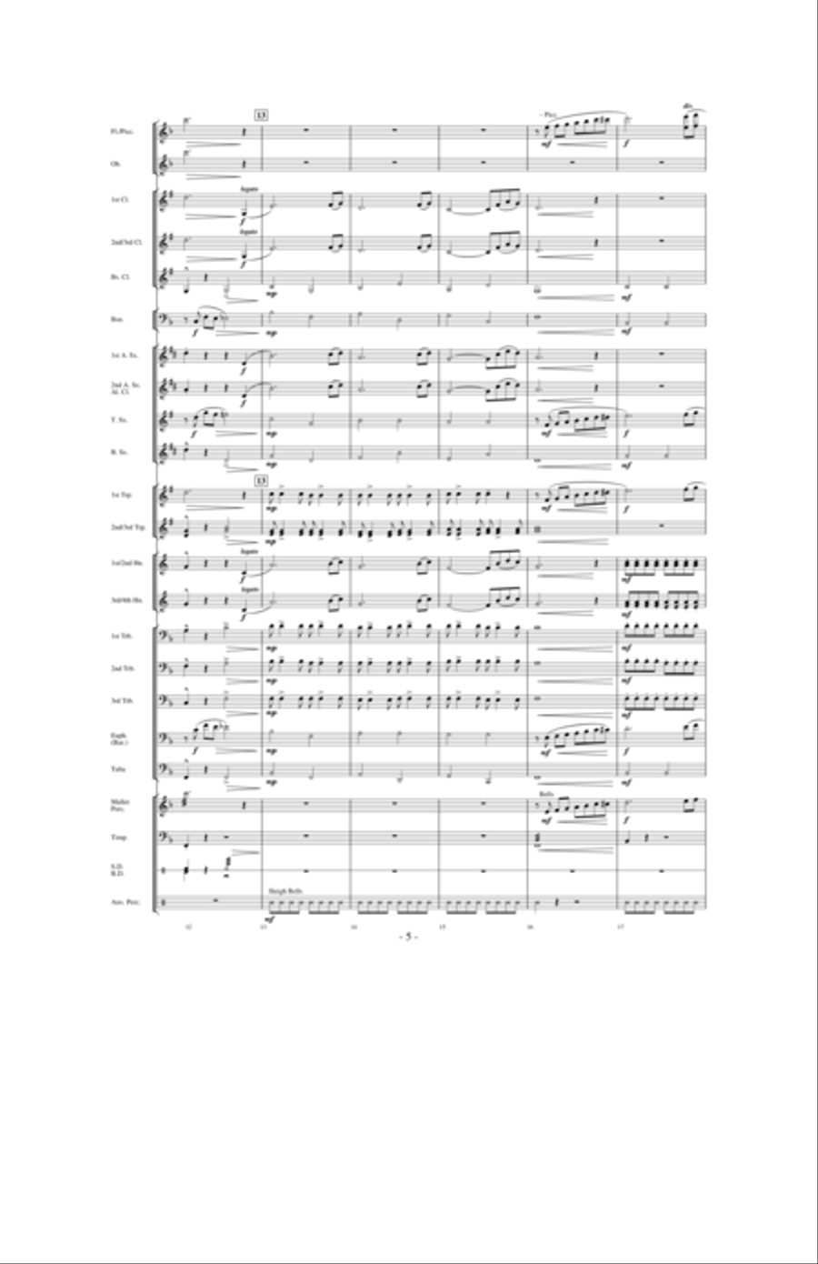 Dancing With The Wind Concert Band scores gallery preview page 4