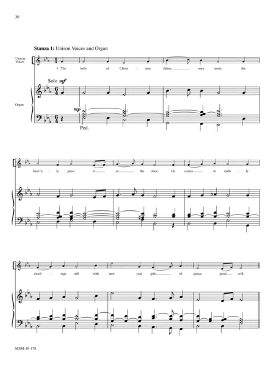 The Bells of Christmas The Bells of Christmas Organ scores gallery preview page 3