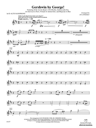 Gershwin by George!: E-flat Alto Saxophone