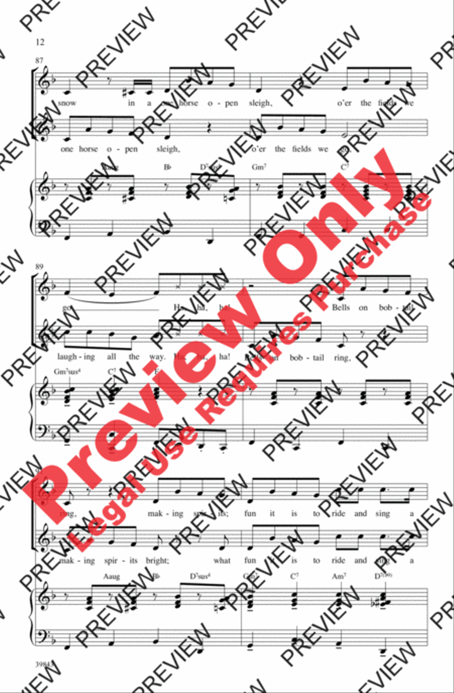 Jolly Jingle Christmas Medley 2-Part scores gallery preview page 31