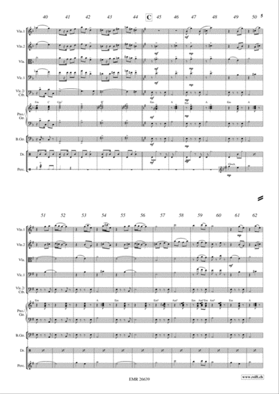 Cheers String Quintet scores gallery preview page 5