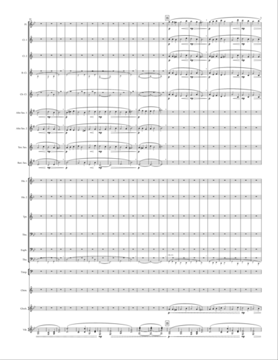 The Coventry Carol - Score Only Concert Band scores gallery preview page 3