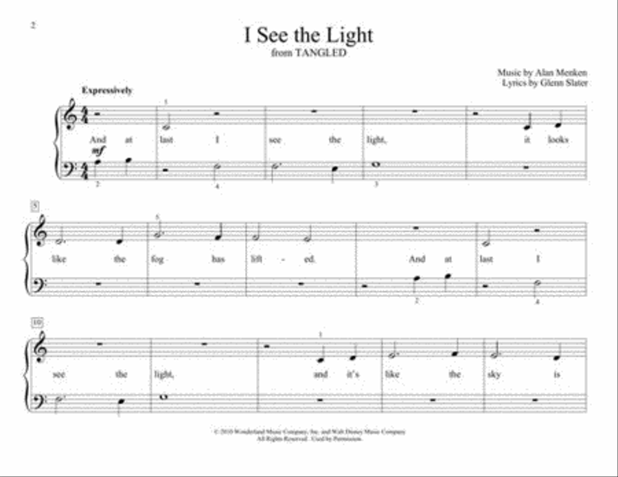 First Disney Favorites First Disney Favorites Easy Piano scores gallery preview page 4