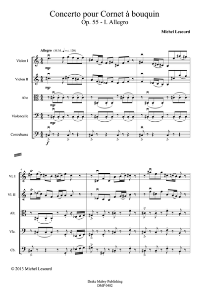 Concerto for Cornetto (score)  Digital Sheet Music