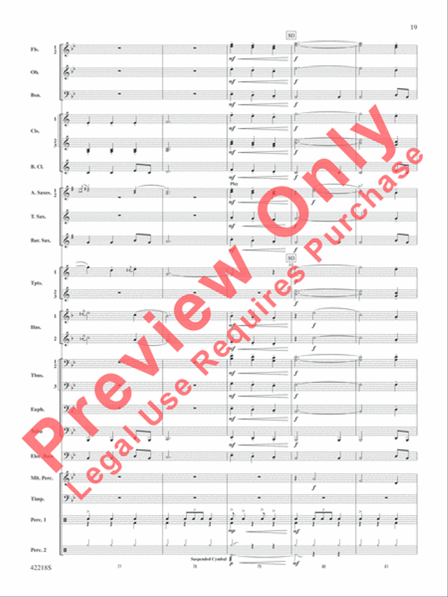 Tower of Power Greatest Hits Concert Band scores gallery preview page 20