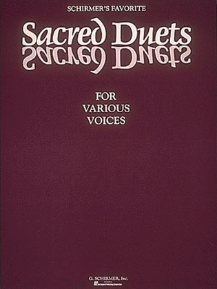 Book cover for Schirmer's Favorite Sacred Duets