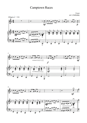 Camptown Races (for Flute and Piano accompaniment)